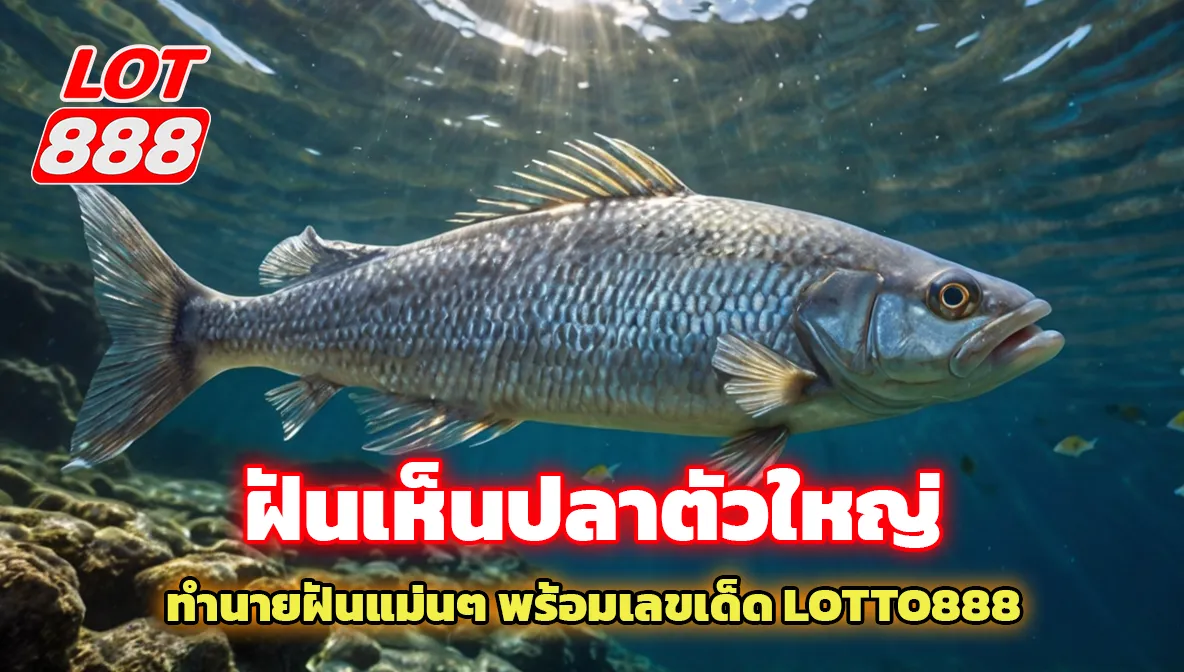 ฝันเห็นปลาตัวใหญ่